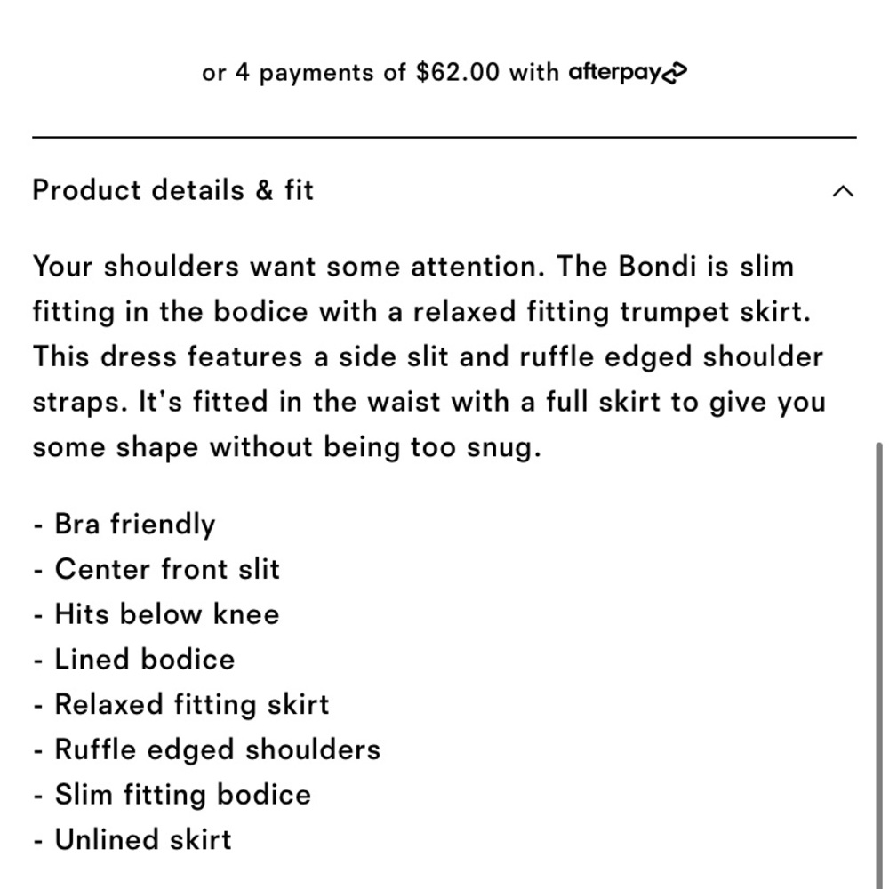 REFORMATION - Bondi Dress - Tags attached - SOLD OUT BNWT - Picture 6 of 13